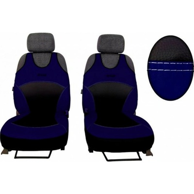 Autopoťah Pok-ter Autotričká Active Sport Alcantara A modré Alcantara-koža