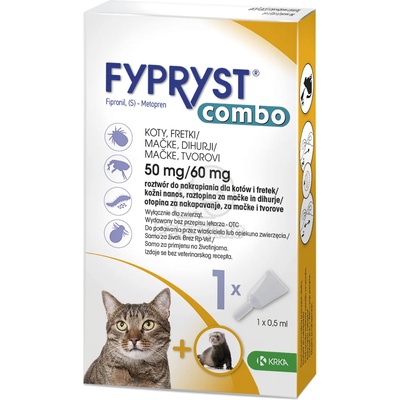 FYPRYST Combo Cat 50/60 mg спот он за котки и фретки 5 x