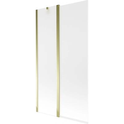 Mexen Flip двукрилен душ параван 100 x 150 cm, матиран, златист - 894-100-101-50-30 (894-100-101-50-30)