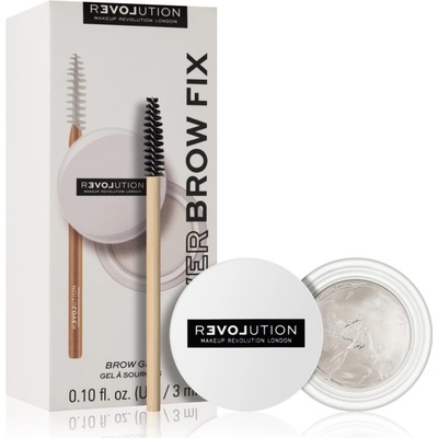 Revolution Relove Power Brow Fix fixační gel na obočí transparentní 3 ml – Zboží Dáma