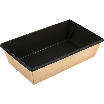 Wimex Papierová miska na jedlo ECO 150 130x200 180x55 1000ml BLACK