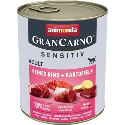 Animonda GranCarno Adult Sensitiv Beef with potatoes 800 g