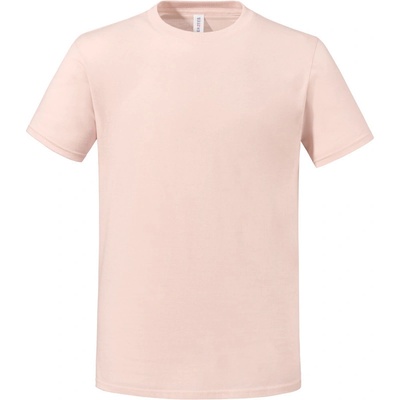 Jerzees tričko Organic 470M krátký rukáv pánské růžové blush