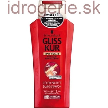 Schwarzkopf Gliss Kur Color protect 30 regeneračný šampón 250 ml