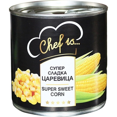 CHEF IS Сладка царевица консерва 340 гр