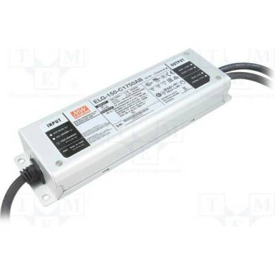 MEAN WELL ELG-150-C1750AB Napájecí zdroj: spínaný; LED; 150,5W; 43÷86VDC; 875÷1750mA; IP65