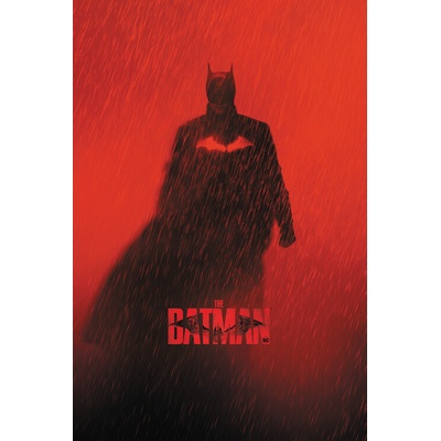 Plagát, Obraz - The Batman 2022 Red, 80 × 120 cm
