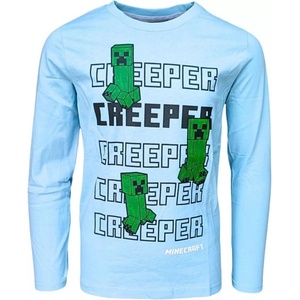 Minecraft Блуза Minecraft Creeper light blue, размер 140 (EM-MNCT-352_140)