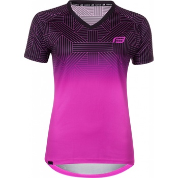 Force POINTS krátky rukáv čierno-biely dámsky