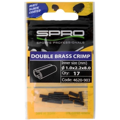 SPRO Krimpovací trubičky MB Double Brass Crimp 8mm 1,2mm 17ks