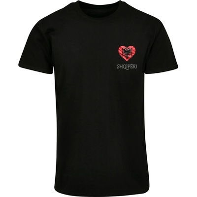 Mister Tee Тениска Merchcode Football - Albania T-shirt black XSUB-MP0008616-00007 - Тъмносив, размер XS