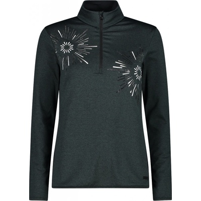 CMP dámská lyžařská mikina 33L1166 U973 černý melír