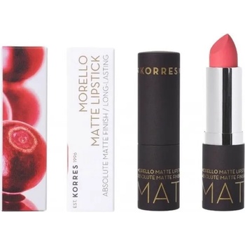 KORRES Матиращо кремообразно червило с масло от Череша , Korres Morello Matte Lipstick 49 Watemelon Sorbet 3.5g