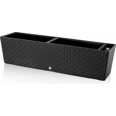 Plastkon samozavlažovací truhlík Supreme 74,6x19,3x19 cm Antracit