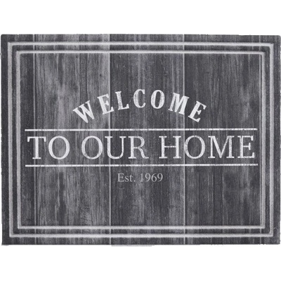 FLOMA Welcome to our home šedá 45 x 65 x 1 cm