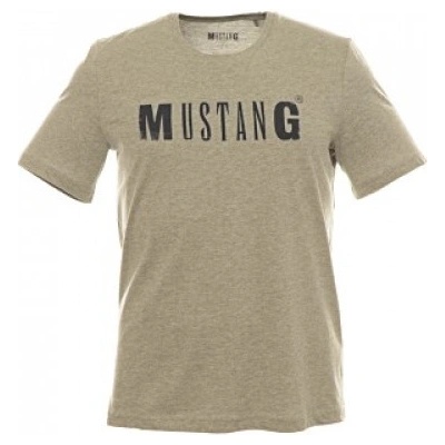 Mustang Logo pánske tričko sivé