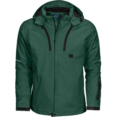 ProJob 3407 padded jacket/ Мъжко изолирано работно софтшел яке - тъмнозелено l (64340707403)
