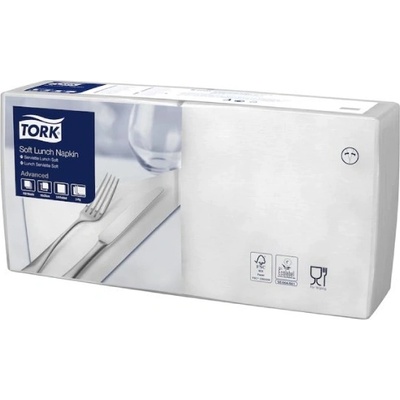 TORK papírové ubrousky 3V bílé 150ks 33x33cm