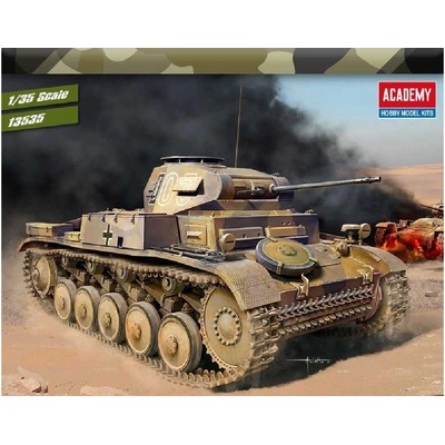 Academy German Panzer II Ausf.F North Africa Model Kit tank 13535 1:35