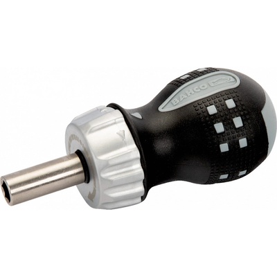BAHCO magnetický krátky račňový skrutkovač na bity 1/4" 808050S