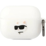 Karl Lagerfeld Кейс Karl Lagerfeld KLAPRUNCHH за AirPods Pro, бял / бял, Silicone Cho (3666339087937)