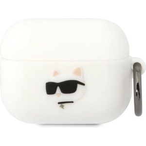 Karl Lagerfeld Кейс Karl Lagerfeld KLAPRUNCHH за AirPods Pro, бял / бял, Silicone Cho (KF001472-0)