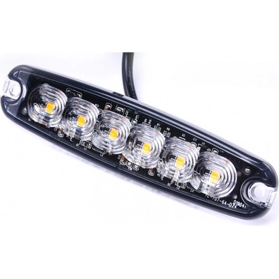 Autolamp světlo výstražné LED oranžové PREDATOR 6*3W 7mm | Zboží Auto