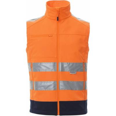 Payper DOPRAVA reflexná vesta oranžová fluo/námornícka modrá