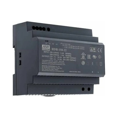 MEANWELL - HDR-150-24 - Průmyslový napájecí spínaný zdroj 24V 150W na DIN
