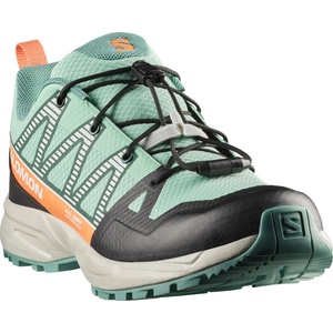 Salomon Детски мултиспорт обувки Salomon Kid's Outscape Waterproof J Multisport shoes - Lichen / Lunar Rock / Nectarine - размер 29 (EU) (702-5322-0212)