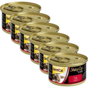 Gimborn GimCat ShinyCat пиле 6 x 70 г