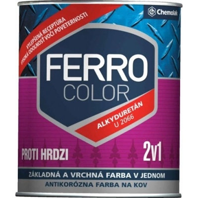 Chemolak Ferro color U 2066 pololesk 0,3L/4553