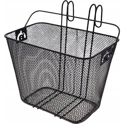 Predný košík na bicykel na háčiky