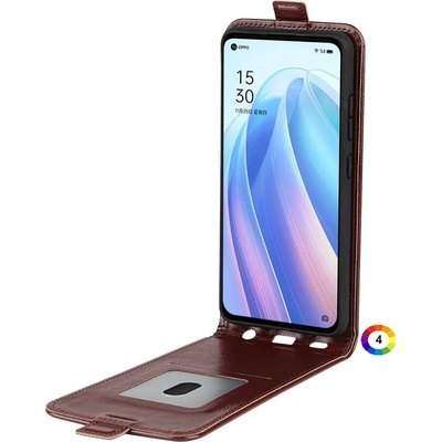 OPPO Reno7 SE 5G Flip3 Кожен Калъф и Протектор