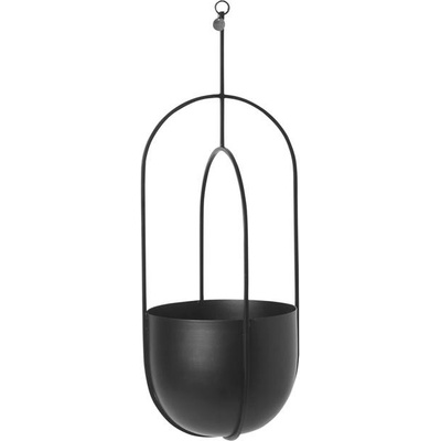 ferm LIVING Висяща саксия Deco Pot черна (3337)