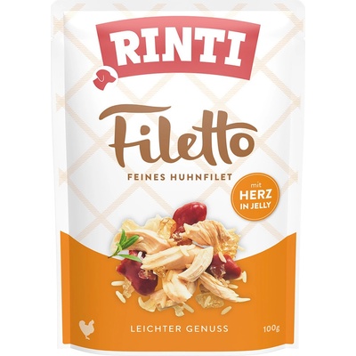 Rinti Filetto v želé kuře se srdcem 24 x 100 g