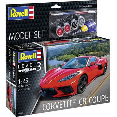 Revell Corvette C8 Coupé Model Set 1:24