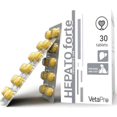 Vetapro Hepato Forte přípravek pro podporu jater 30 tablet