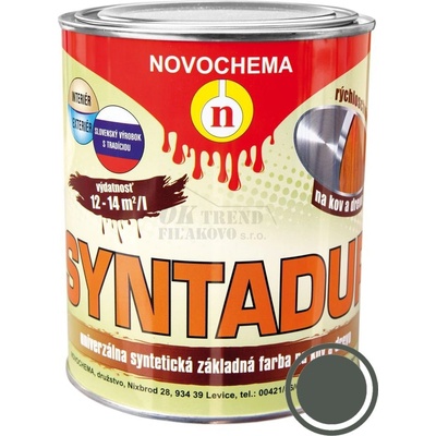NOVOCHEMA S 2000 SYNTADUR základná syntetická farba 110 sivá 0,9 Kg