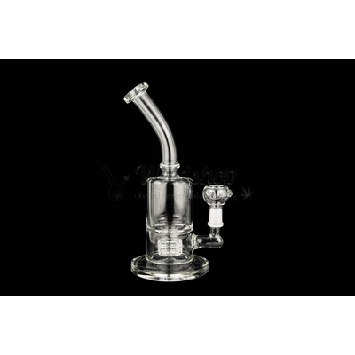 WeedShop Sklenený bong s drum perkoláciou 25,5 cm