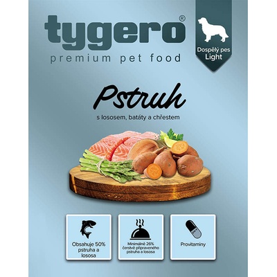 TYGERO 50 Senior střední plemeno pstruh s lososem 2 kg