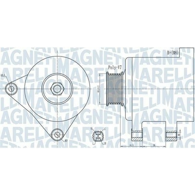 generátor MAGNETI MARELLI 063732078010
