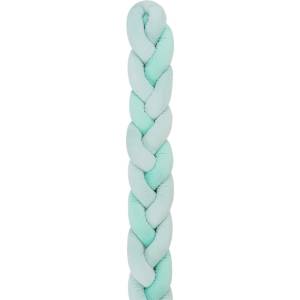 Kikkaboo Плетен плюшен обиколник 180см 3 плитки (12см) Mint (41109050140) - bebetabg
