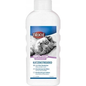 Fresh´n´Easy dezodorant pre mačacie WC BABY POWDER 750 g