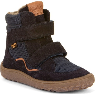 Froddo Chlapčenská zimná barefoot obuv TEX WINTER Dark Blue G3160233 tmavomodrá