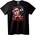 NOONEBRAND Коледна тениска Санта с маска - XS, Black