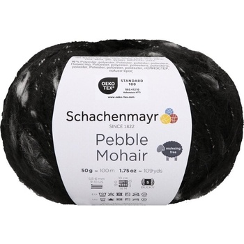 Schachenmayr Pebble Mohair 00099 Black Плетива прежда (9807016-00099)