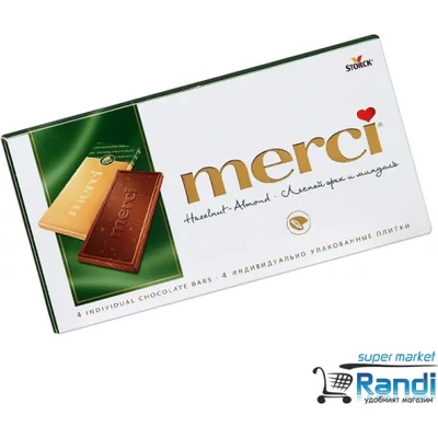 merci Шоколад Merci лешник и бадем 100гр