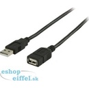 Valueline VLCP60010B20 Prodlužovací USB 2.0 A zástrčka - A zásuvka, 2m, černý