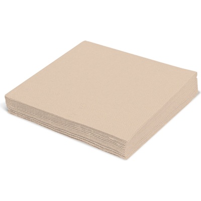 PAP FSC Obrúsok Mix 3V prírodný hnedý 40x40 cm 250 ks